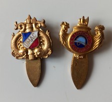 Lot de 2 Insignes Boutonnières UMAC Union Fédérale des Anciens Combattants