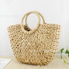 Femme Osier Sac A Main Cabas