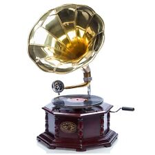 Gramophone avec pavillon pour