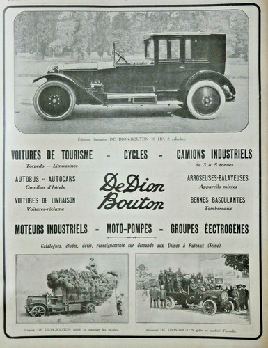 Publicité presse 1920 de - de,