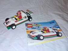 Vintage 1996 LEGO TOWN SET 6546 SLICK RACER 100% COMPLET + NOTICE Ville City Car