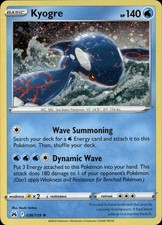Kyogre Holo Rare CRZ Crown