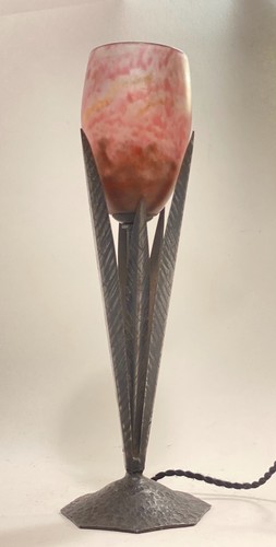 Lampe art déco tulipe daum - lampe,