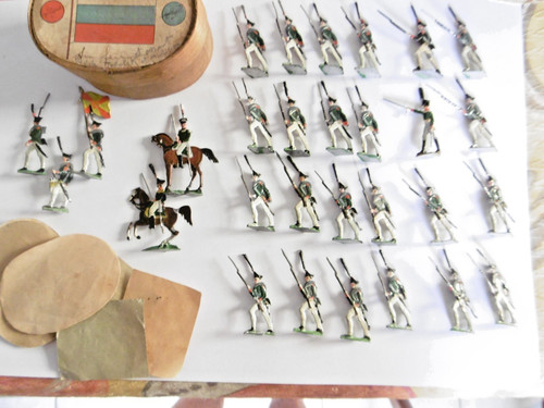 Plats étain zinnfiguren - plats,