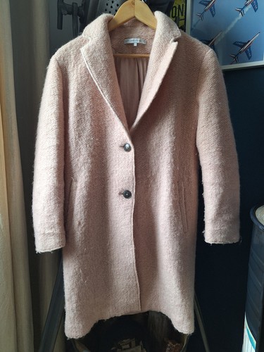 Manteau rose poudré - , zara