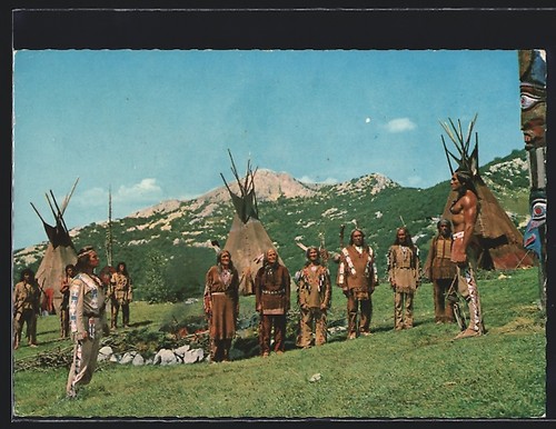 Carte postale winnetou - postale, partie