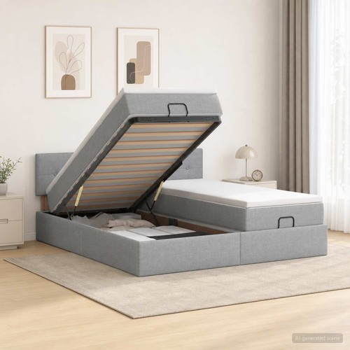 Lit coffre avec matelas - , et