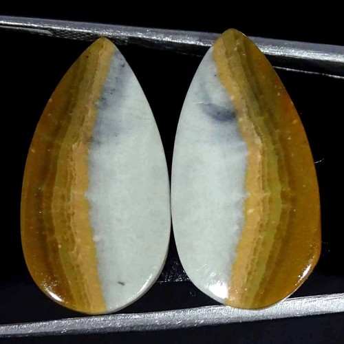 Cabochons poire jasper - 2,