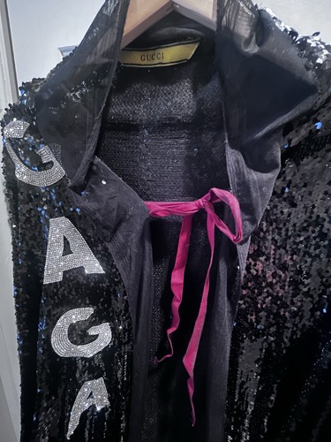 Lady gaga custom black sequin - custom,