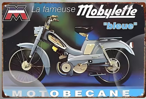 Plaque souvenir motobecane - souvenir,