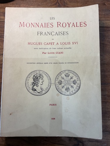 Livre numismatique louis - livre,