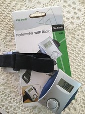 CLIP SONIC: PODOMÈTRE NEUF RADIO TRÈS SIMPLE D'UTILISATION, CEINTURE OU BRASSARD