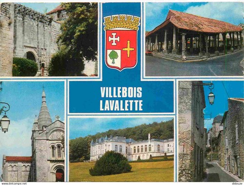 Carte postale villebois - carte,
