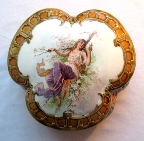 Boîte biscuits art nouveau - biscuits,