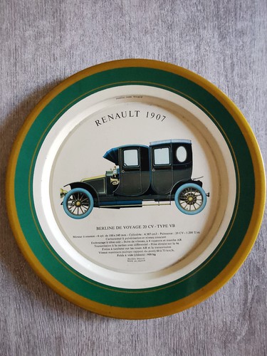 Assiette publicitaire renault - publicitaire,