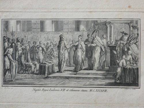 Gravure ancienne xviiie louixs - gravure,