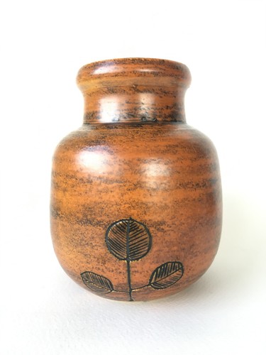 Ravissant vase orange jacques - vase,