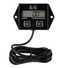 Digital Engine RPM Tachometer Hour Meter Gauge. For 2 and Stroke 4 F5M7 X2W1