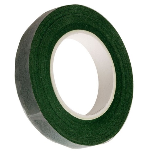 Large ruban floral - vert, foncé