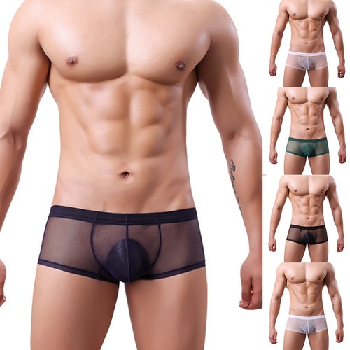 Boxer homme maille respirant