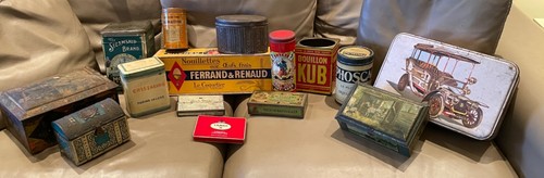Lot boîtes publicitaires - boîtes,