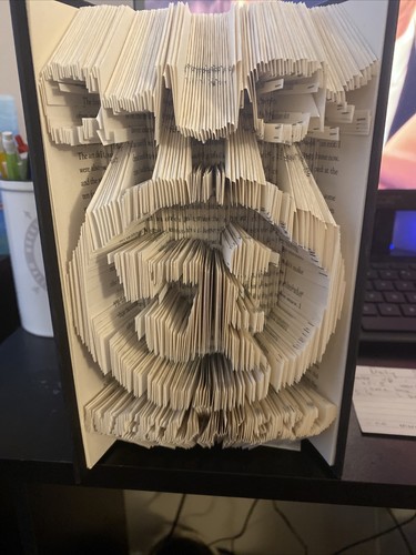 Chuck book folding art - tv,