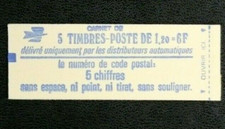 TIMBRES DE FRANCE : CARNET N° 1974 C1a - 5 X SABINE 1,20 FRANCS - GOMME TROPICAL