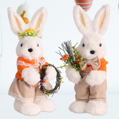 Peluche lapin pâques - lapin,