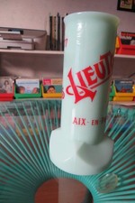 Rare porte pailles couleur vert pâle " SIROPS LIEUTARD "