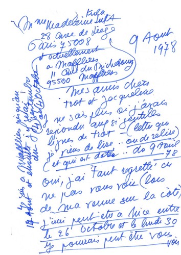 Madeleine luka lettre - madeleine, 2
