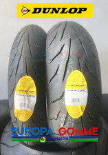 Paire 120/70 ZR17 + 180/55 ZR17 DUNLOP QUALIFIER CORE Pneus Moto DOT 2025/24