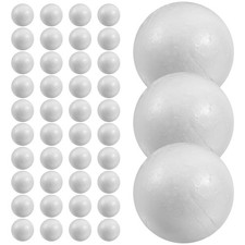  Boules blanches, 100pcs 2cm