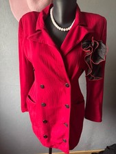 Veste rouge vintage Lolita Lempicka Paris – made in France – 100% laine – 