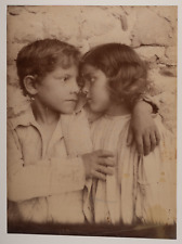 Von Gloeden, portrait Vintage print  Tirage albuminé  28x37,8  Circa 1890 