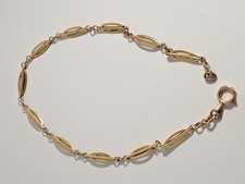 Ancienne CHAINE de MONTRE à GOUSSET PLAQUE OR 