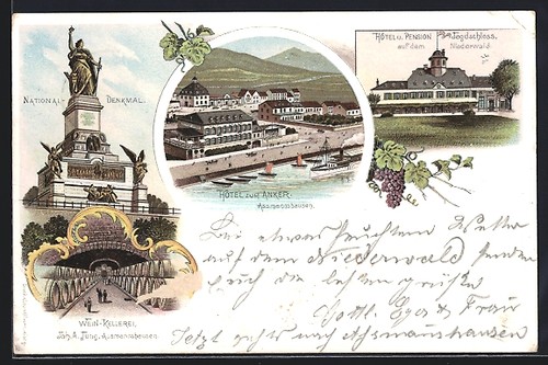 Lithographie assmannshausen - lithographie,