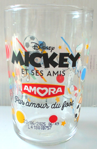 Verre moutarde amora mickey - moutarde,