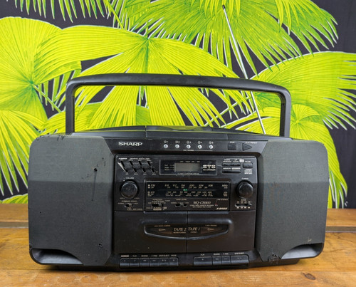 Boombox ghettoblaster sharp - boombox,