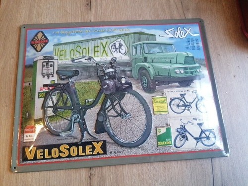 Ancien plaque solex - solex, vélo