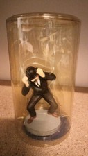 Figurine Tintin Dupond engoncé chapeau - socle gris (RARE) - Photo conforme !