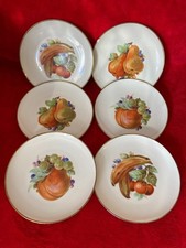 6 Superbe Porcelaine Assiette