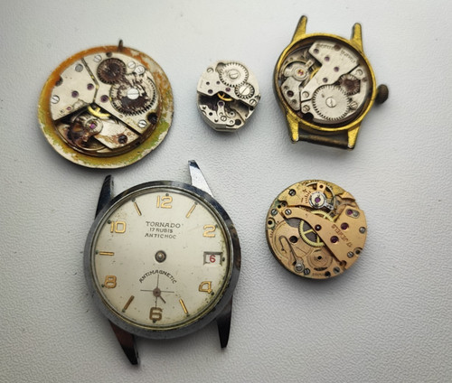 Watch lot movement for - , parts