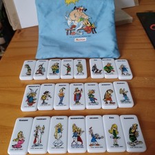 LOT 23 Dominos Mania AUCHAN ASTERIX UDERZO GOSCINNY  + SAC 
