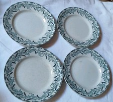 4 Assiettes Plates Moulin Des
