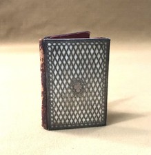 ancien carnet de bal en argent