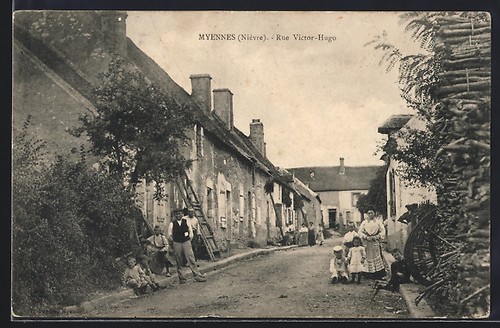 Cpa myennes nièvre - cpa,