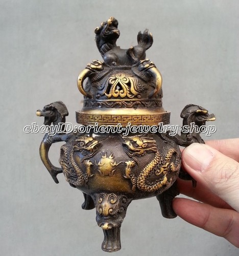 Ancient bronze censer tripod - ancient,