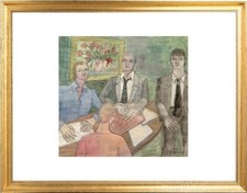 O. ROLANDO (1933-2020) Elève de Mac-Avoy Belle scène animée 1970 (67)