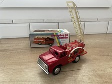 Camion Pompiers « Fire Truck » MF 163 Jouet À Friction En Tôle 