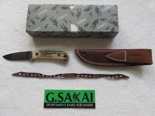 Sakai stag handle ats 34 - handle, ats-34